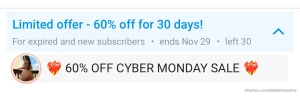 You are not going to want to miss the cyber monday deals on