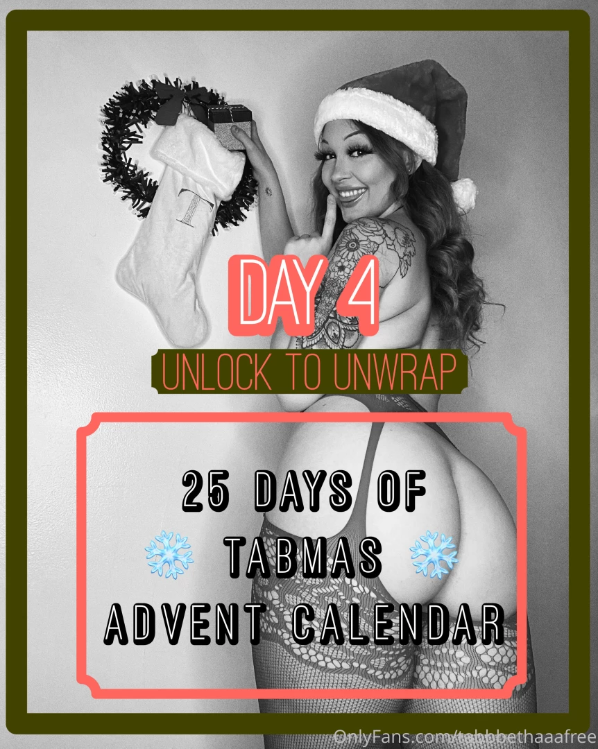 Things are getting sticky on day 4 of tabmas 