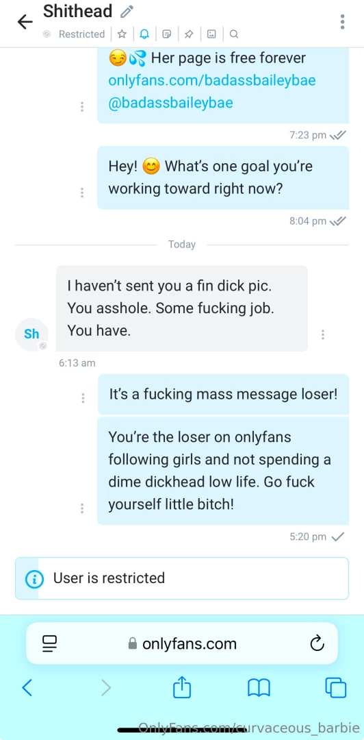 Ladies block this shit head creepy freeloader u341984891 