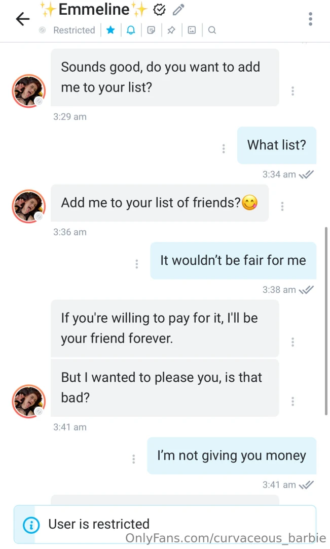 Is it just me or does anyone else get stupid messages like this she part 1 