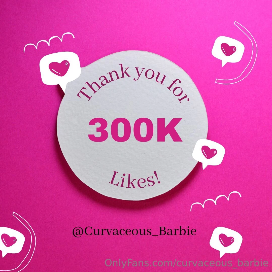 Thank you to my loyal fans and creators for the 300k likes on my page 