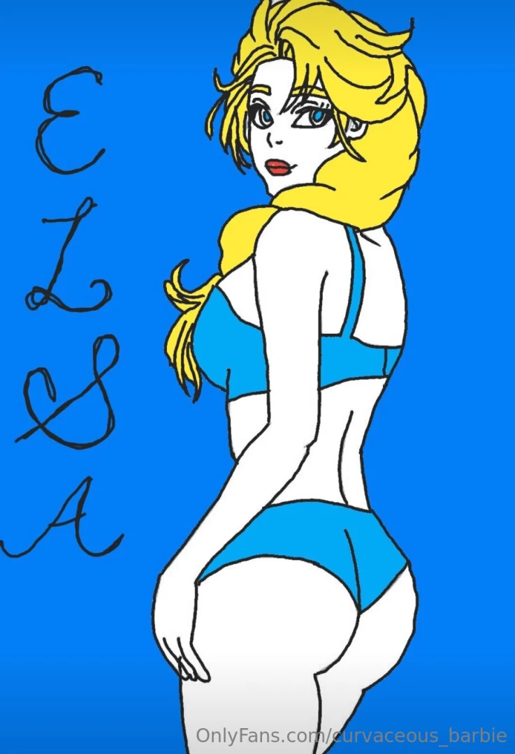 Thank you gbm79 for your drawing of me as elsa 