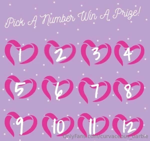 Pick a number and win a prize everyone is a winner 1 5 2 7 5 21