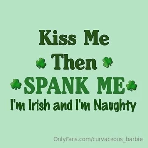 Tip 1 per spank to punish me for being so naughty happy st patrick s