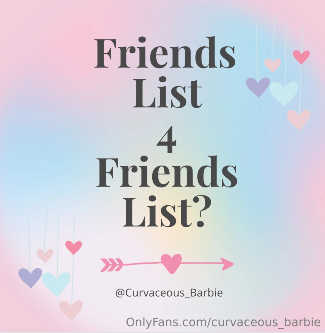 Ask me about doing mutual friends lists 