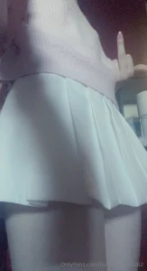 Spoiled brat upskirt farts