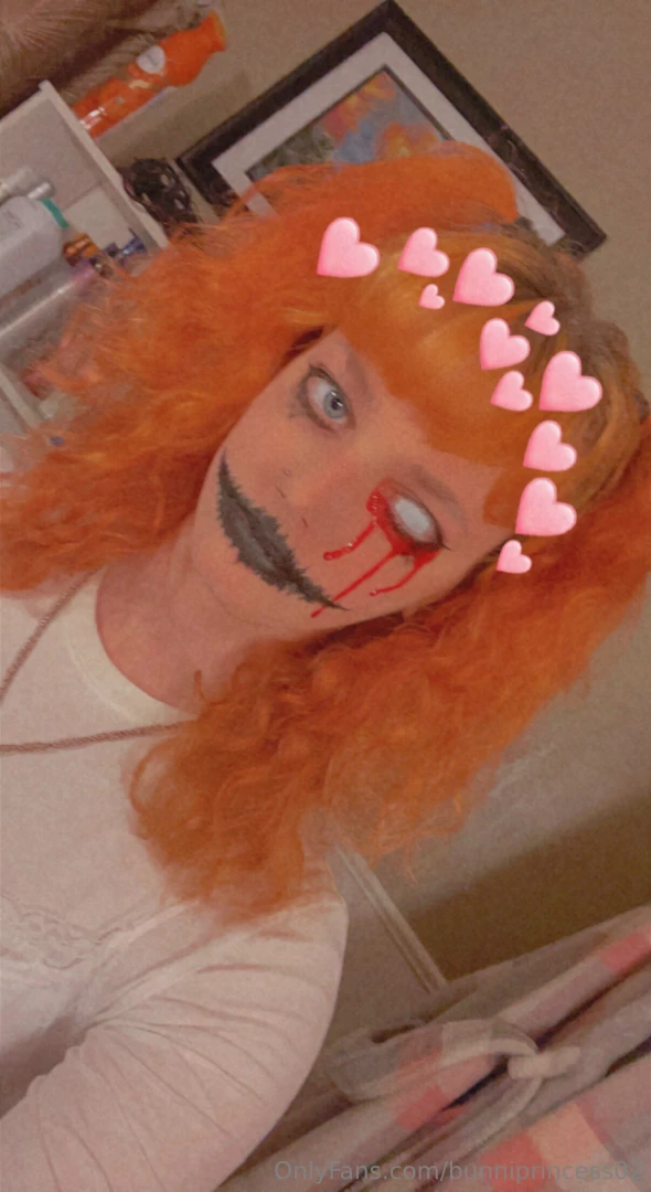 Halloween is my favv heres me before and after a party hehe i look part 2 