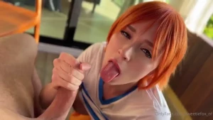 New nami is about to serve your cock i decide to make the 2nd part of