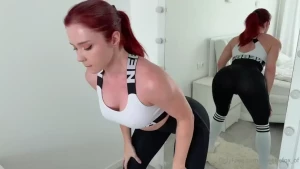 New full video sex after training ripped leggings dont forget to