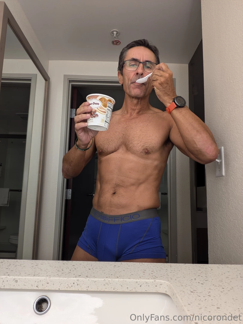 Ice cream always taste better in your underwear 