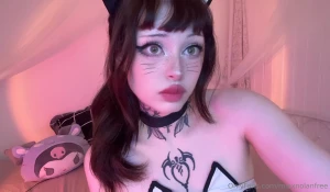 Meow cute catgirl selfies part 2
