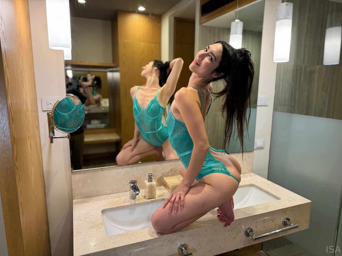 Getting ready for a shoot gotta use the mirror part 1 