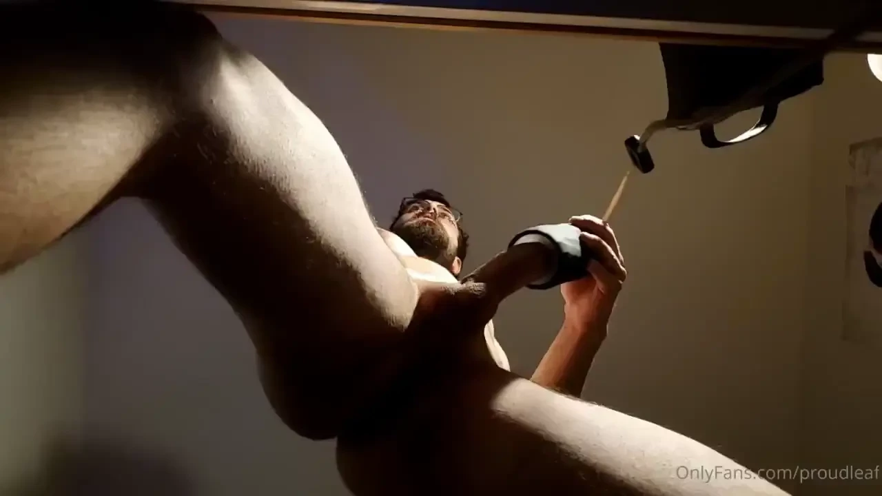 Cock milking machine slowly edging me 
