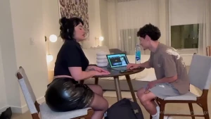 He always thought his teacher was strict until he stumbled on nbsp her