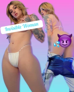 Hey mr fantastic come fuck me in my small tight white pvc lingerie the