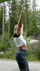 Jumping for joy as nature becomes my playground