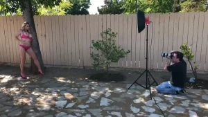 Video vicky bts strip photoshoot by the famous quasarman