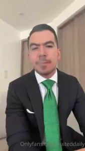 Open wide and open big here comes a full speed suited cumshot part 3