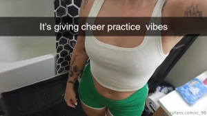 How would we feel about a cheerleader roleplay