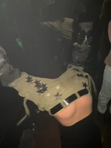 I was being bad last night