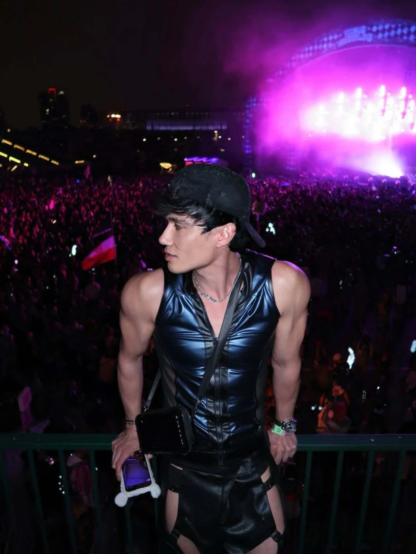 Lights music and a little bit of leather 