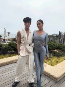 Nobu date in malibu with csecretss outfit details top- boohoo man