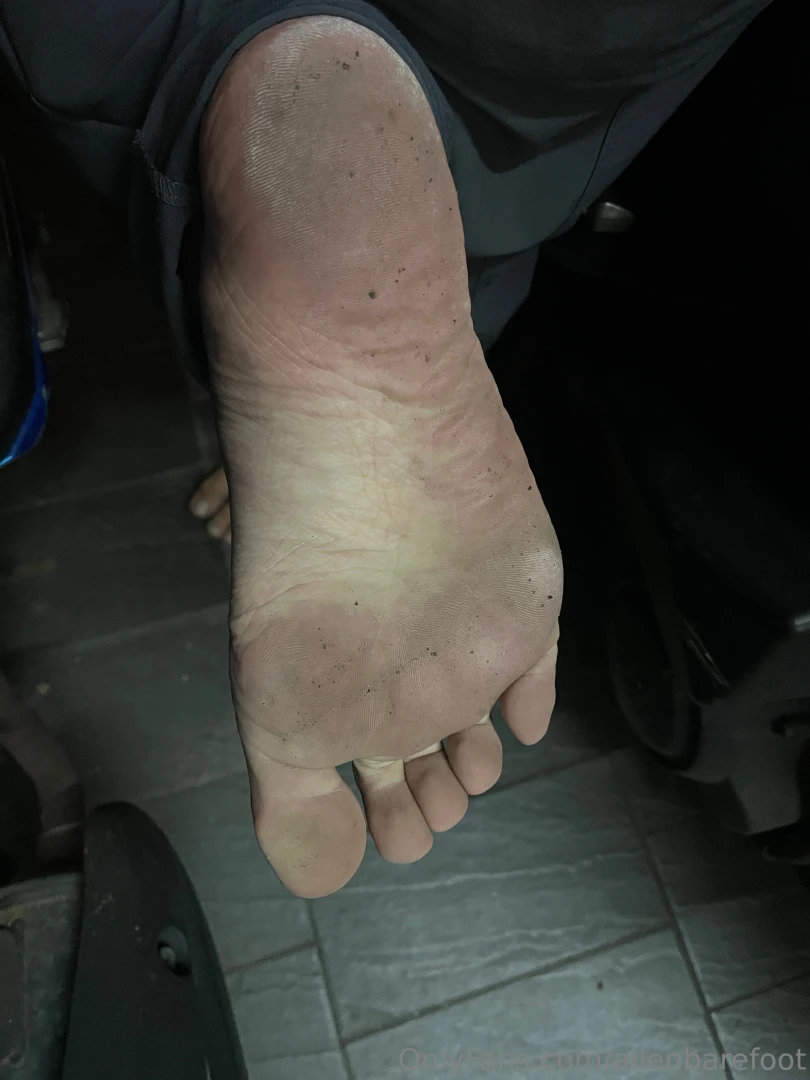 My feet after riding motorcycle 