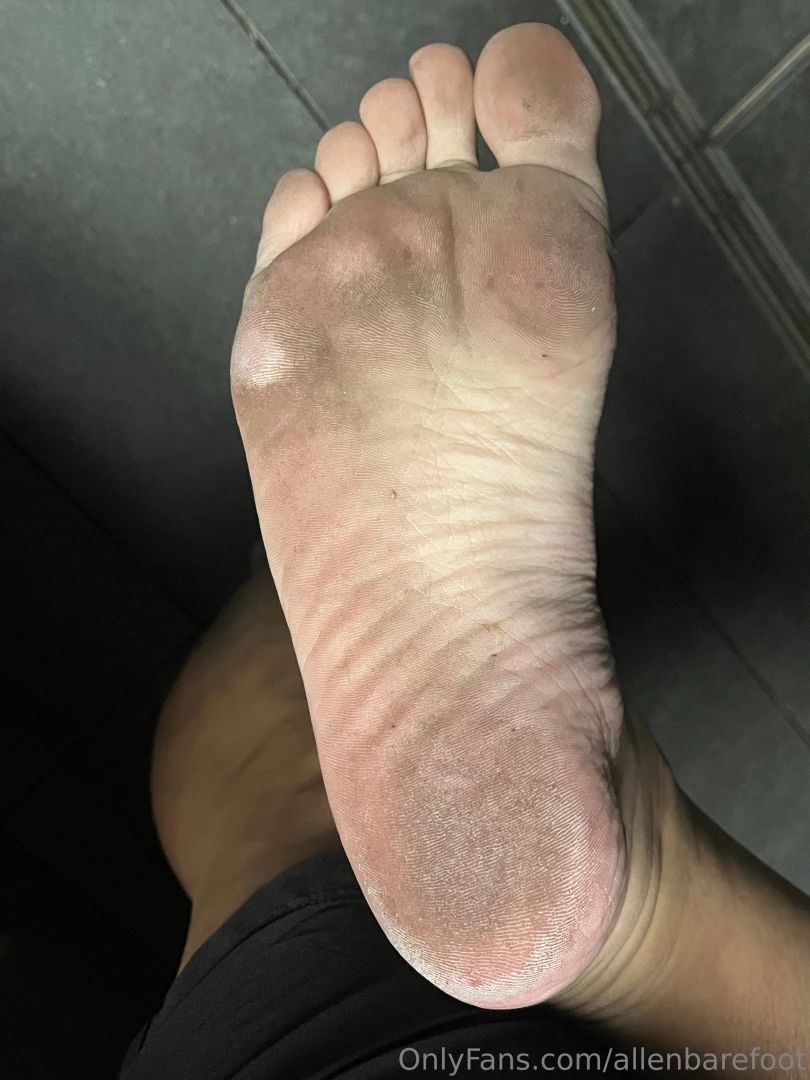 My dirty soles yesterday 