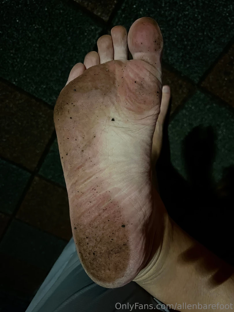 Rate my soles after walking wet park and streets 