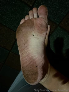 Rate my soles after walking wet park and streets