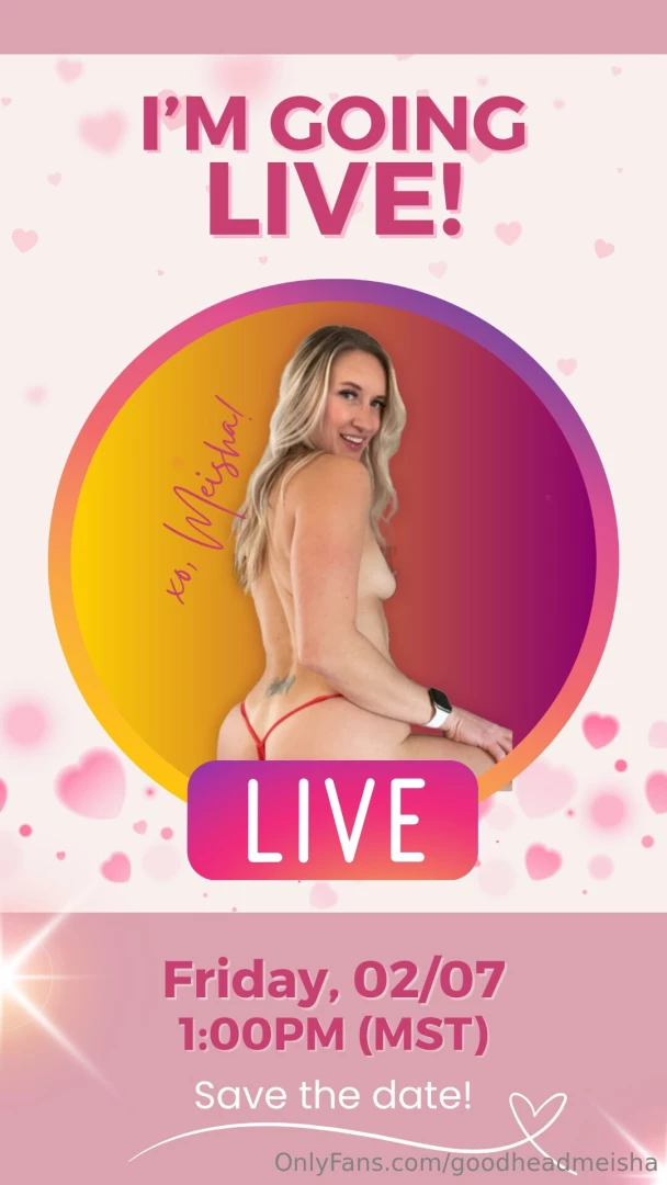 Only 2 5 hours until i m live 