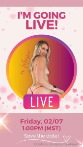 Only 2 5 hours until i m live