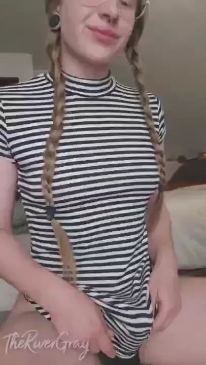 A little tease for the fans of braids bulge and bush rivergray braids 