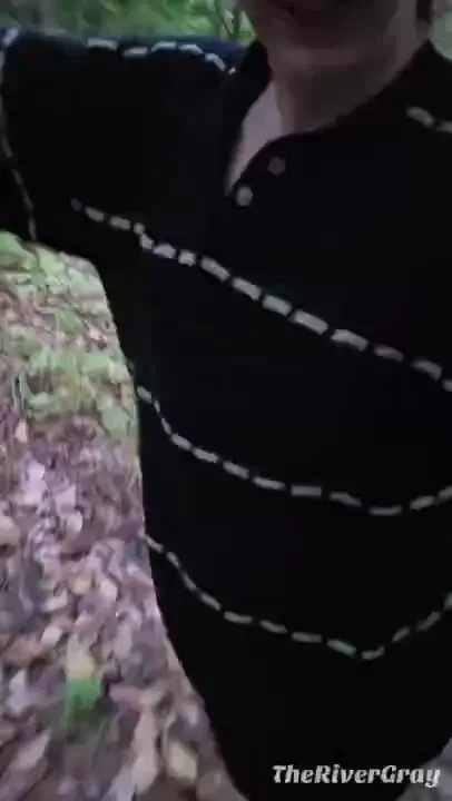 Early morning outdoor pee getting out of the tent and running into the 