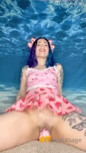 Ice cream-y pussy this ice cream dildo from dilgo toys makes me cum so