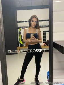 I love sports not only for my beautiful figure but also for the