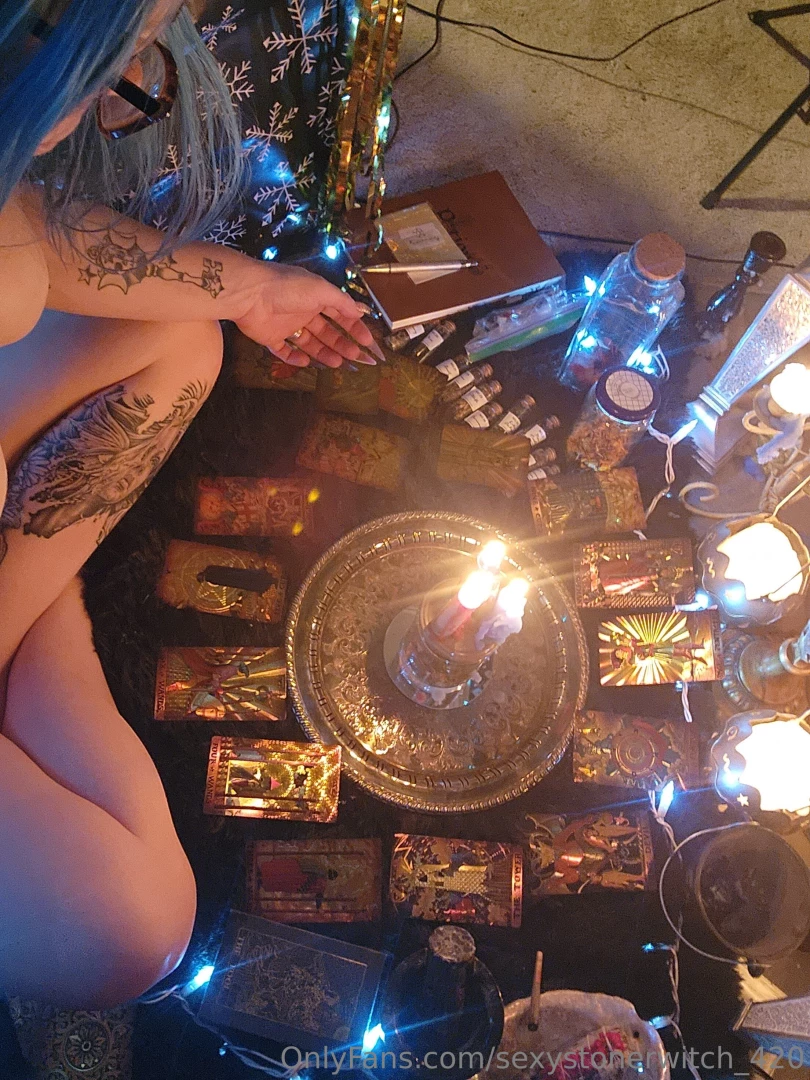 I did a working on new years letting go of which no longer serves me part 1 