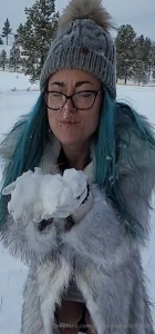 Good morning we finally got some snow stay tuned for more part 1