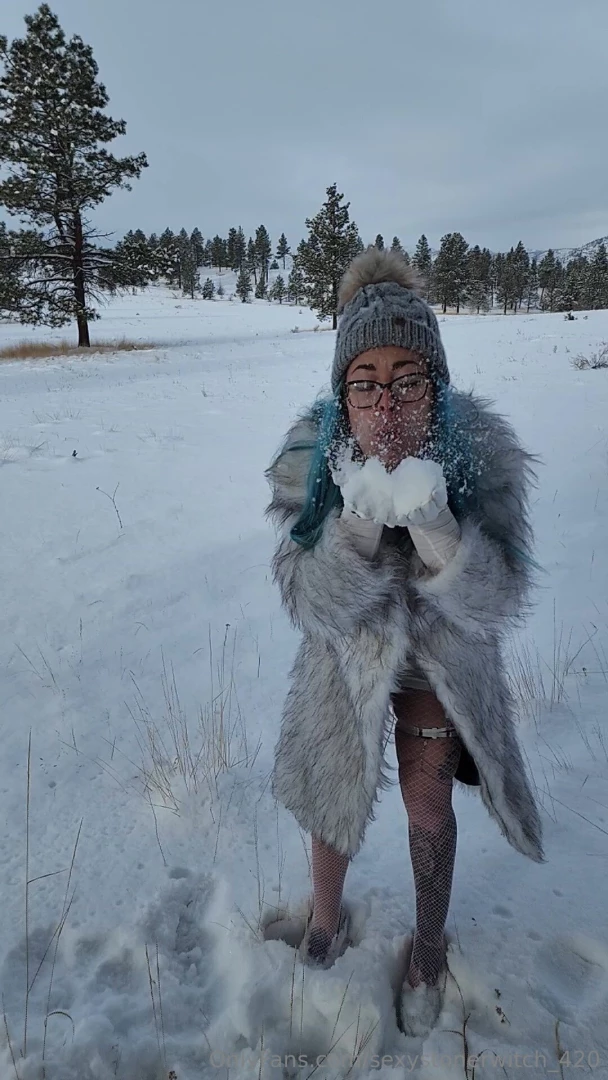 Good morning we finally got some snow stay tuned for more part 2 