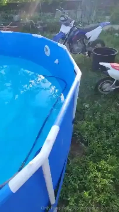 Set up the pool i can t wait to get in it part 1 