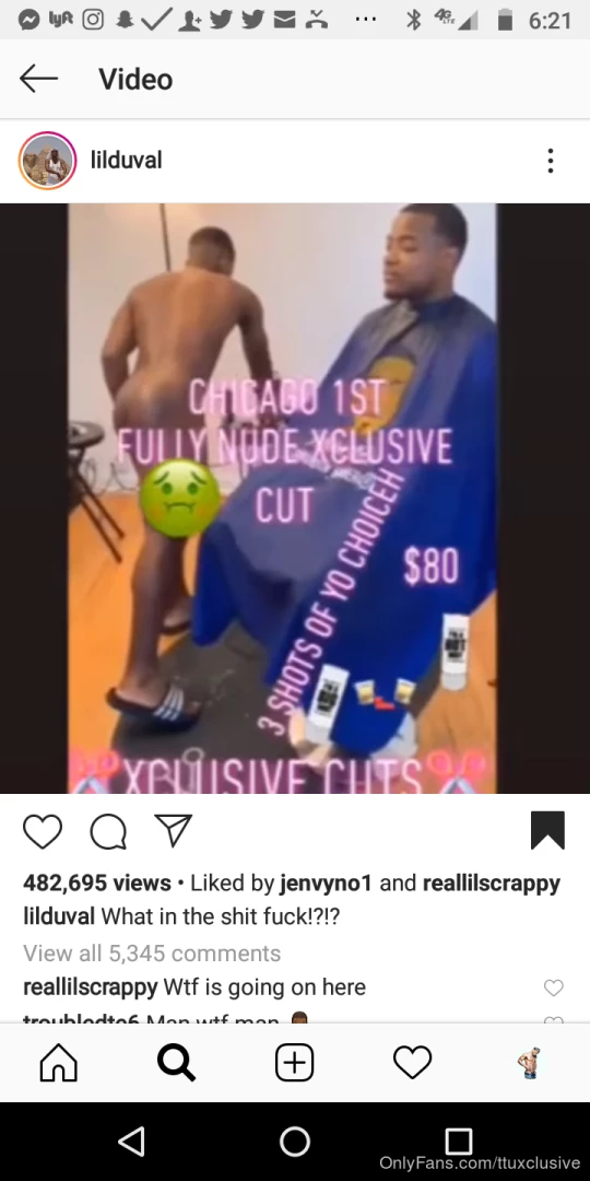 Lil duval reposted my nude cut 