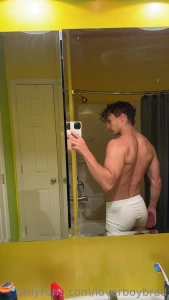 The white makes me look tan i like but starting to love my back part 1