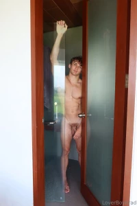 So are we showering or are you just going to look at me