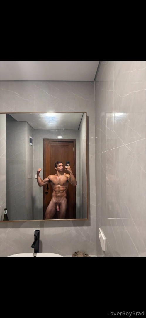 loverboybrad - Now this mirror has nice lighting now was i oiled or just showered part 1 