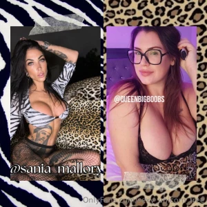 Which one it the wildest slut a- sania_mallory b- queenbigboobs