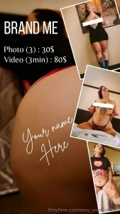 You want your name on me it s possible just tell me where -- laisse