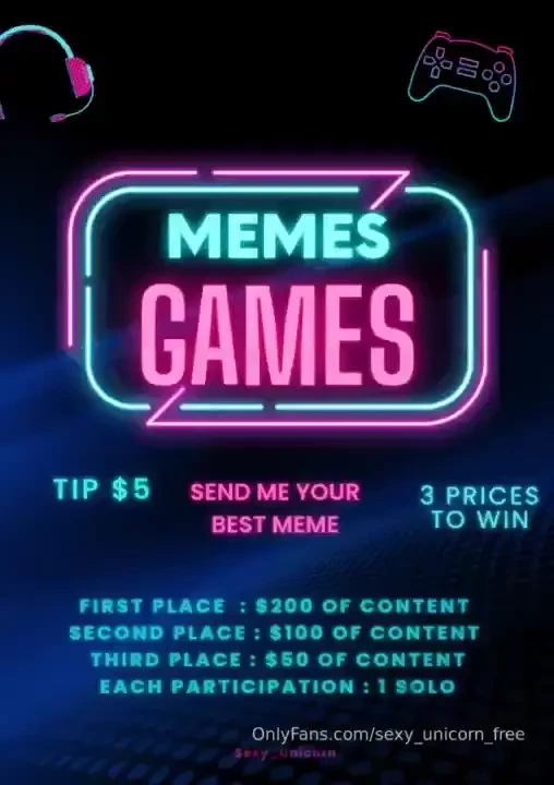 New game win big nouveau jeu gagne gros send me your best meme and win 