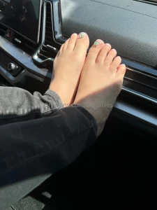 He stared at my feet all day so i of course rewarded him love to see