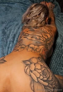 I guess he only wants to check out my tattoos what do you think