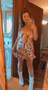 Tried on some new clothes for my birthday trip but decided to take